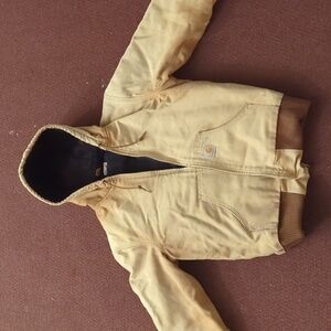 Vintage distressed Carhartt insulated canvas jacket